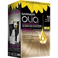 Garnier Olia - Coloración Permanente sin Amoniaco- con Aceites Florales de Origen Natural - Tono 9.0 Rubio Muy Claro